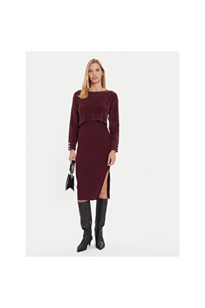 Morgan Rochie tricotată de damă 242-RMONA Bordeaux