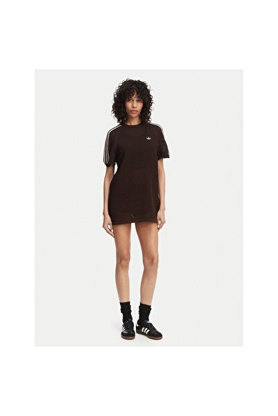 adidas Rochie tricotată de damă KE0203 Maro