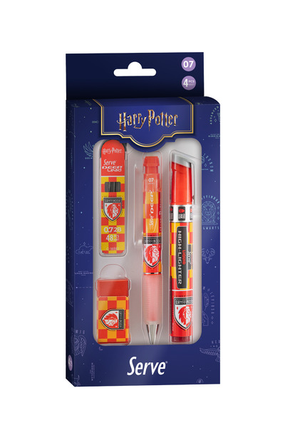 Serve Deep Dörtlü Set Harry Potter Damalı 07mm