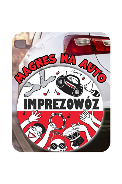 Pan Dragon Magnet frigider I love Poland multicolor 11.2x9.5cm