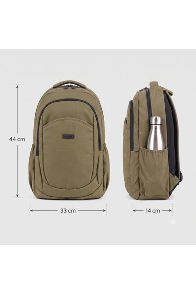 Alone Laptop Bölmeli Çok Gözlü Geniş Hacimli Unisex Lise Üniversite Okul Sırt Çantası-8586