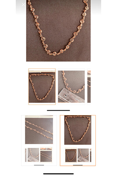 isikaccessories سلسلة خلخال من النحاس النقي بنمط أسطوري مقاس 28 سم