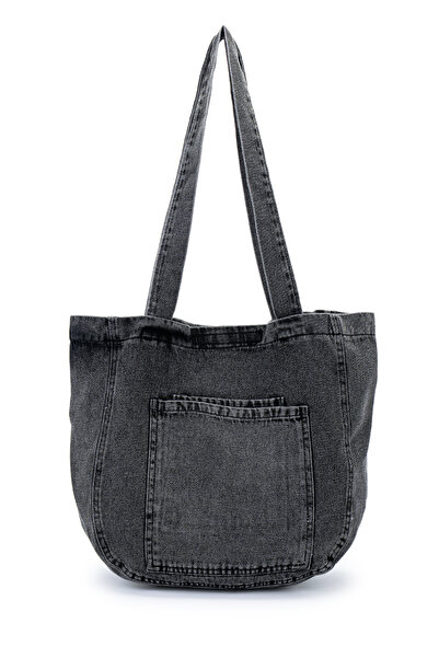 minebag Casual Denim Women's Shoulder Bag with Hidden Pocket Appearance Ramon...