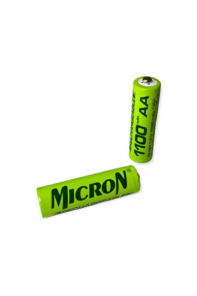 Micron AA 1100 mAh 1.2V Ni-CD Şarj Edilebilir Kalem Pil (1 Adet)