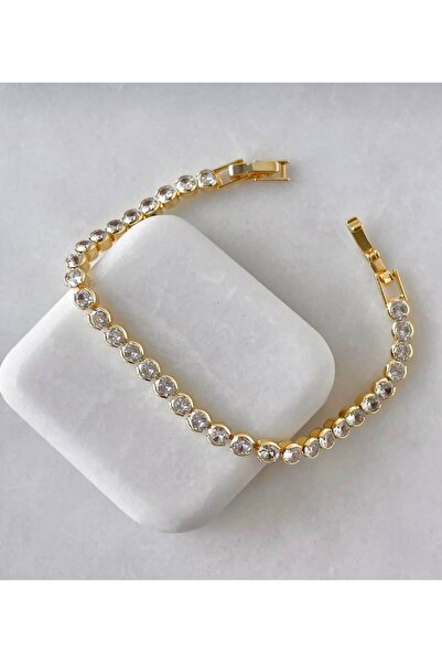 Haziran Accessory, Waterway Model Colorful, Gold, Silver Steel Bracelet