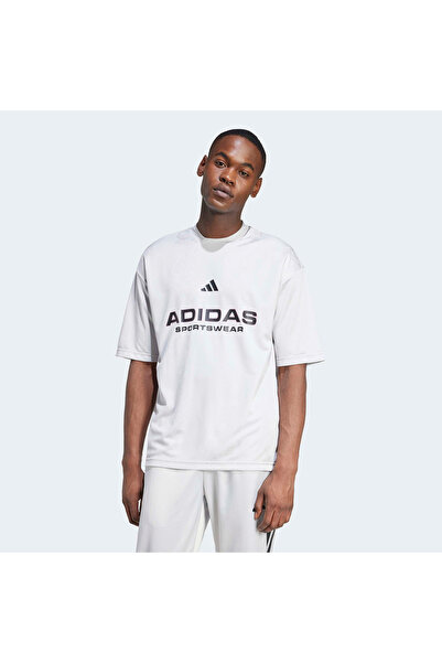 adidas تي شيرت رجالي باللون الرمادي من Common Goal