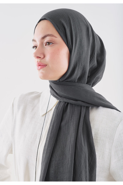 Freshscarfs Ντουμπάι Πρέμιουμ Σάλι Ανθρακί