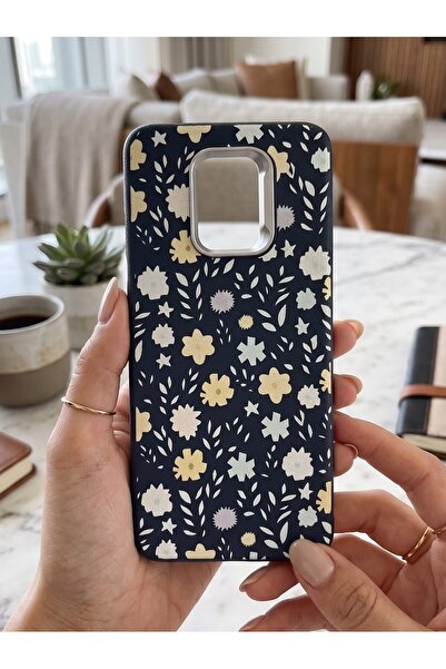 Hatreds Redmi Note 9 Pro Deri Dokulu Desenli Kamera Korumalı Darbe Emici Sili...