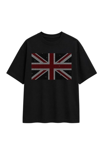 zaee London Taşlı Oversize Tişört