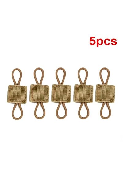 Choice4 TAN-5P 10pcs MOLLE Elastic Nylon Webbing Ribbon Buckle Outdoor Hiking...