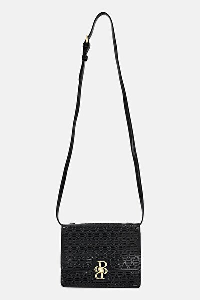 BADURA Women Brand Logo Cross Body Bag, Black