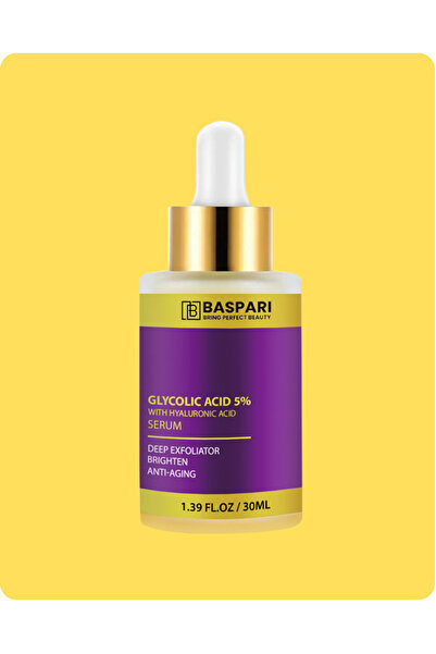 Baspari Glycolic Acid 5% + Hyaluronic Acid 1%