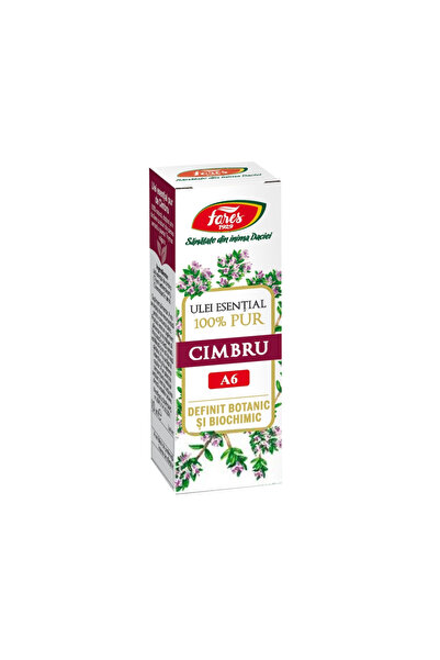 Fares Ulei de Cimbru 100% Pur (A6) Definit Botanic si Biochimic 10ml