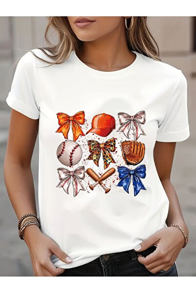 212Wear Women'S Casual Graphic T-Shirt Short Sleeve, Crew Neck, cotton Blend,...