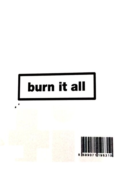 ekstrafix The Sticker Story Burn It All Tss0565 Personification Sticker - 2 P...
