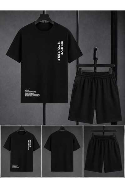 LOTS MODA Premium Cotton Oversize T-Shirt & Shorts Set |   Unisex |   Summer ...