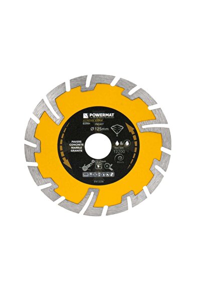 Powermat Disc diamantat segmentat PM-TDCS-1254T, 125 mm, PM1497