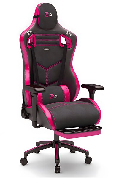 Zio Gaming Zio Venom Profesyonel Oyuncu Koltuğu - Antrasit / Pembe - Visco Ot...