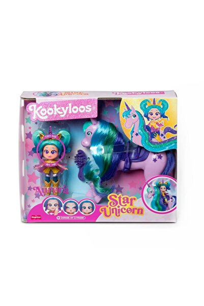 kookyloos Set de joaca cu papusa Kookyloos, Aurora si Star Unicorn