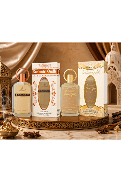 Al Nuaim Kashmiri Oudh EDP 100ml + Dubai Gold EDP 100ml | Combo Pack - 2 x 100ml