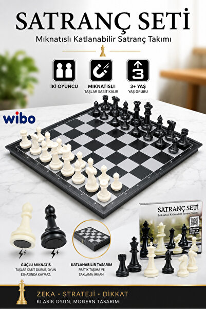 Wibo Magnetic Foldable Chess Set Magnetic Chess Game