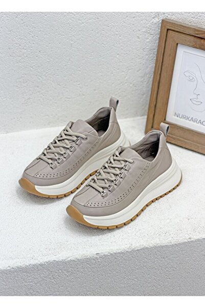 Mammamia Kemal Aygün-Mammamia Hakiki Deri Kadın Sneaker