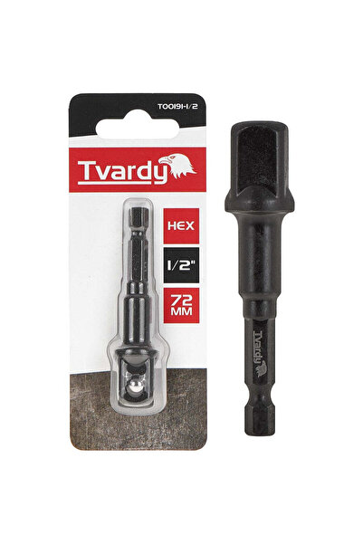 Tvardy Adaptor pentru biți de impact 1/2 ", 75 mm, T00191-1/2