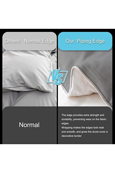 Homewish 100% Natural Cotton Boho Damask Duvet Cover Double, Baroque Style Co...