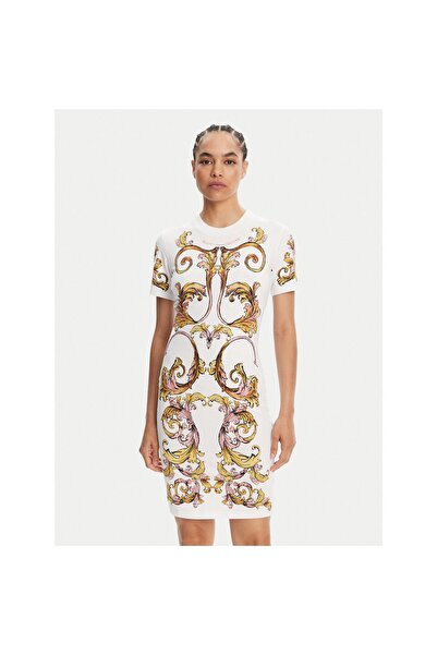 VERSACE JEANS COUTURE Rochie de zi cu zi pentru femei 78HAO9P9 JS466 Albă