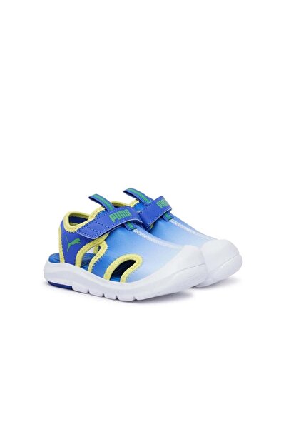 Puma Fun Racer Sandal Come On VInf Erkek Çocuk Sandaleti Saks