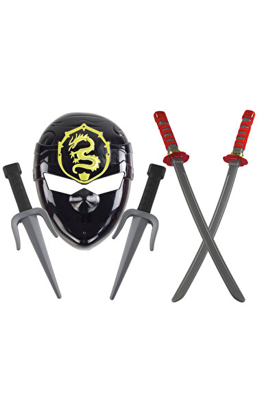 LEAN Set Ninja Warrior cu 2 săbii și 2 pumnaluri pentru copii, 17870