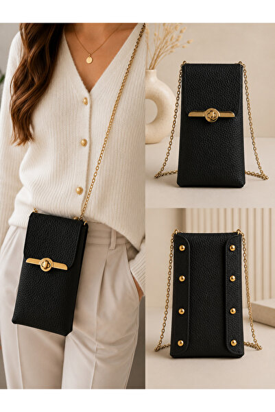 DKY Women's Stylish Chain Phone Bag
