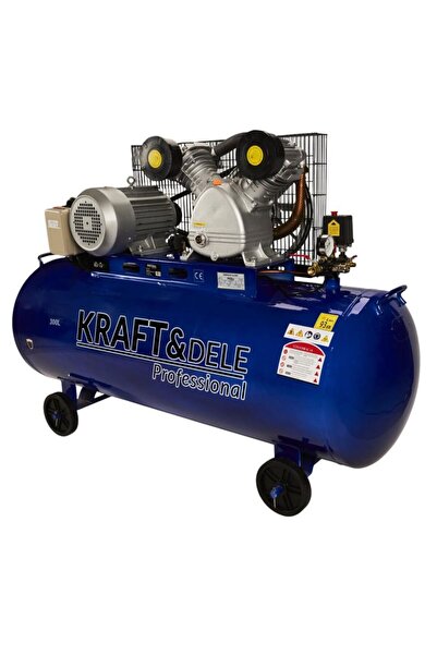 Kraft&dele Compresor de 300 l cu 2 pistoane, KD 4061