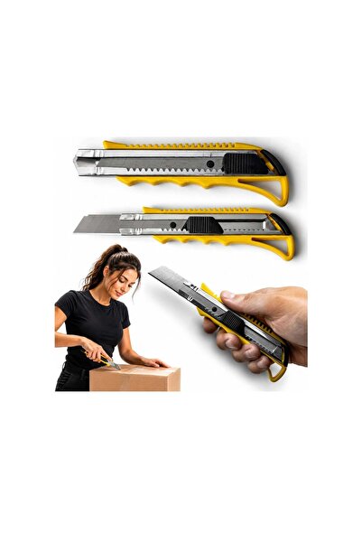 Ondragon Cutter multifuncțional, 18 mm, galben, OD 9214