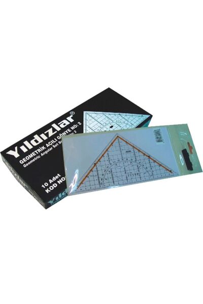 Yıldızlar Yayınları Stars Code:104 Geometric Angular Square No:2 (10 Pieces)