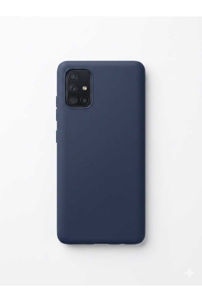 kılıfınbenden Samsung galaxy a 71 navy blue silicone case model