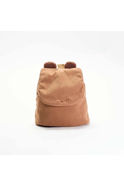 KIABI Animal-Look Backpack with Ears BROWN