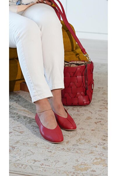 Rugano Genuine Leather Red Shoes