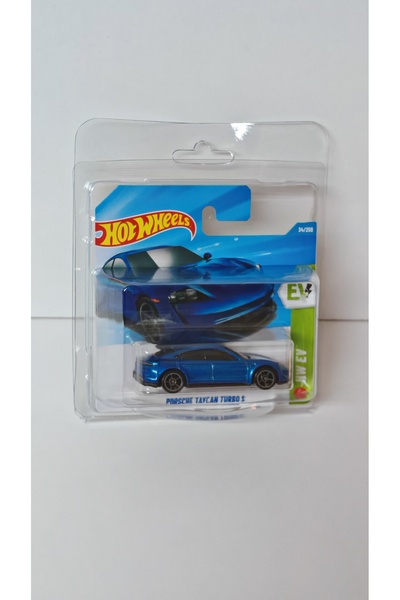 HOT WHEELS HW EV SERİSİ - PORSCHE TAYCAN TURBO S MODEL ARABA (KORUMA KABI İLE...