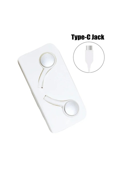 choice2 Type C-White Type C Wired Earphone For S24 S23 S22 S21 Ultra Plus Fe ...