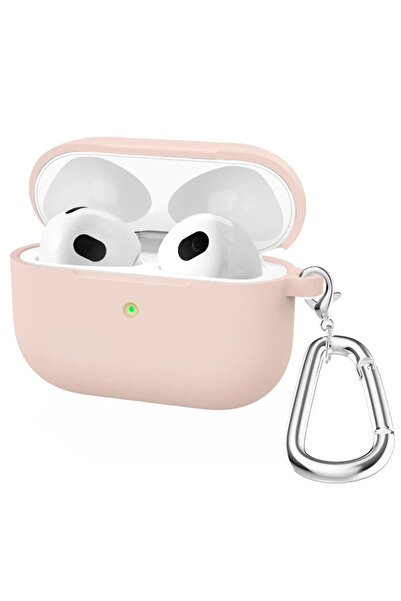 Choice56 حافظات سماعات أذن سيليكون Airpods 4 باللون الوردي الفاتح 07 لأجهزة A...