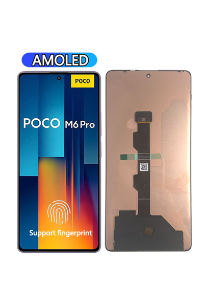 choice2 AMOLED NO Frame 6.67‘’AMOLED Display For Poco M6 Pro 4G LCD Display T...