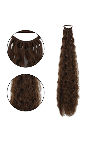 colezium Rubber Buckle Ponytail Fluffy Afro Daal / Auburn