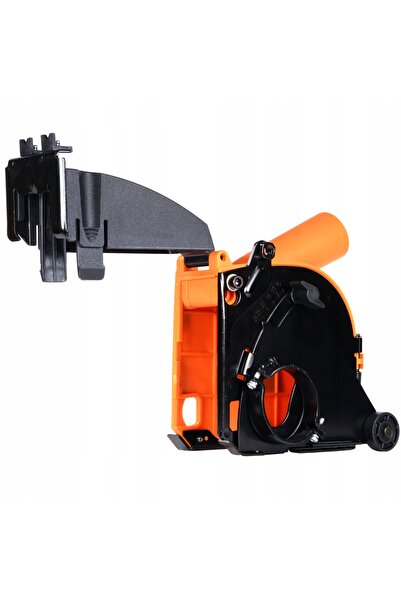 BLACK Capac antipraf pentru polizor unghiular 125mm, adaptoare, cheie, evacuare