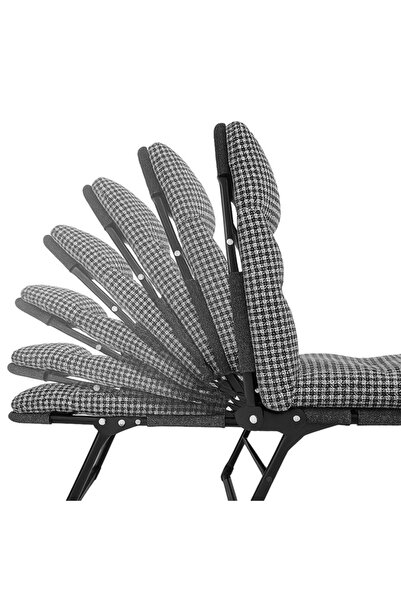 SUNUP SN-26975 Taşınabilir Ayarlanabilir 5 Kademe Sünger Kamp Yatak Şezlong (Kazayağı)