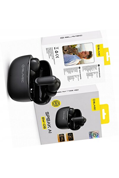 Blavec Căști traducătoare negre TWS BW-08 cu AI pentru Google Pixel 9A