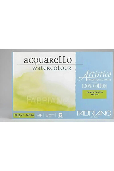 Fabriano Artistico Watercolor Notebook 10 Sheets Coarse Grain 100% Cotton