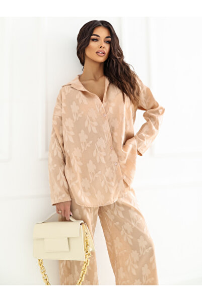 rue parıs Compleu Dama Maneca lunga, Guler inalt, RUE PARIS, Piersica Model I...