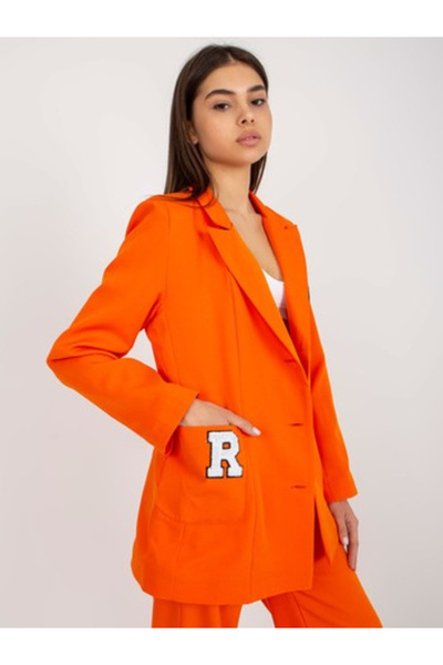 LAKERTA Women's Jacket, LAKERTA, Cotton, Long Sleeve, Orange, model LK-MA-509...