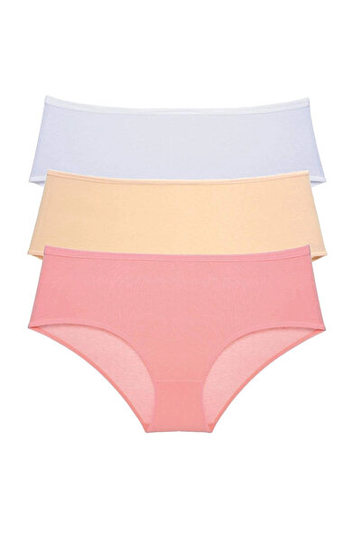 mtm My The Mall Clothing 3 Pieces Women's High Waist Bato Panties White Skin ...